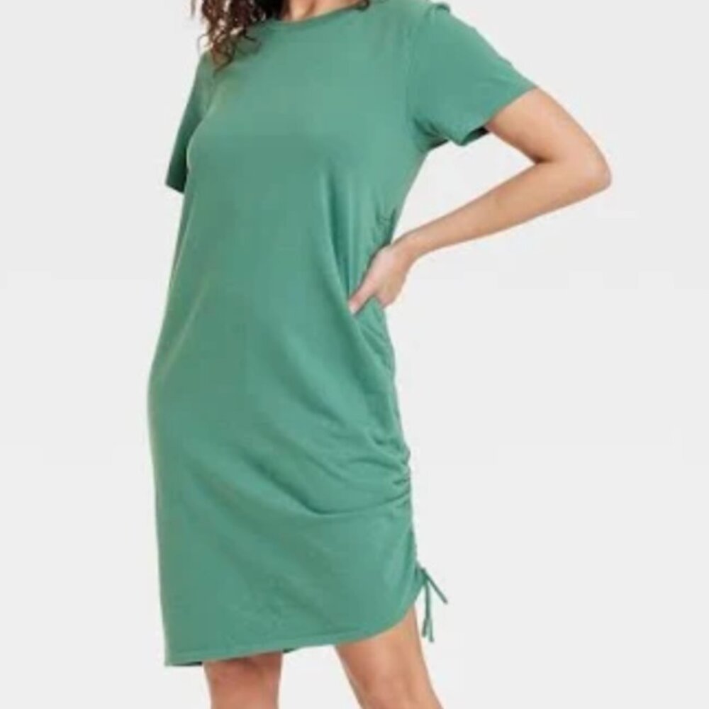 T-Shirt Dress with Ruching